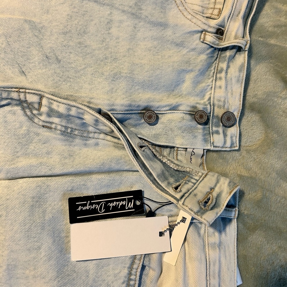KanCan Blue Vintage Boyfriend Jeans Light Wash